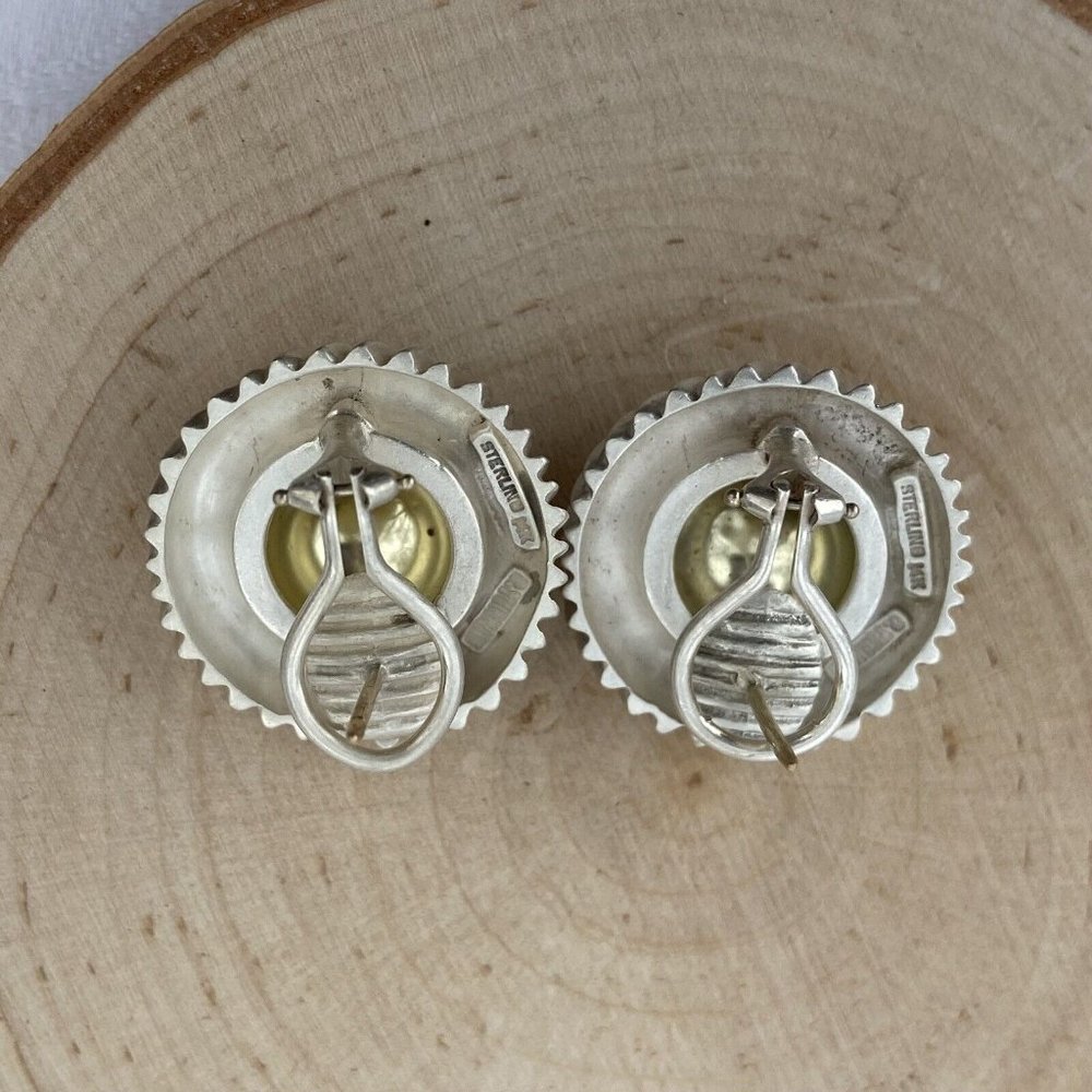 David Yurman 22mm Large Cookie Stud Earrings Sterling 14k Gold Cable Round Post - Picture 14 of 15